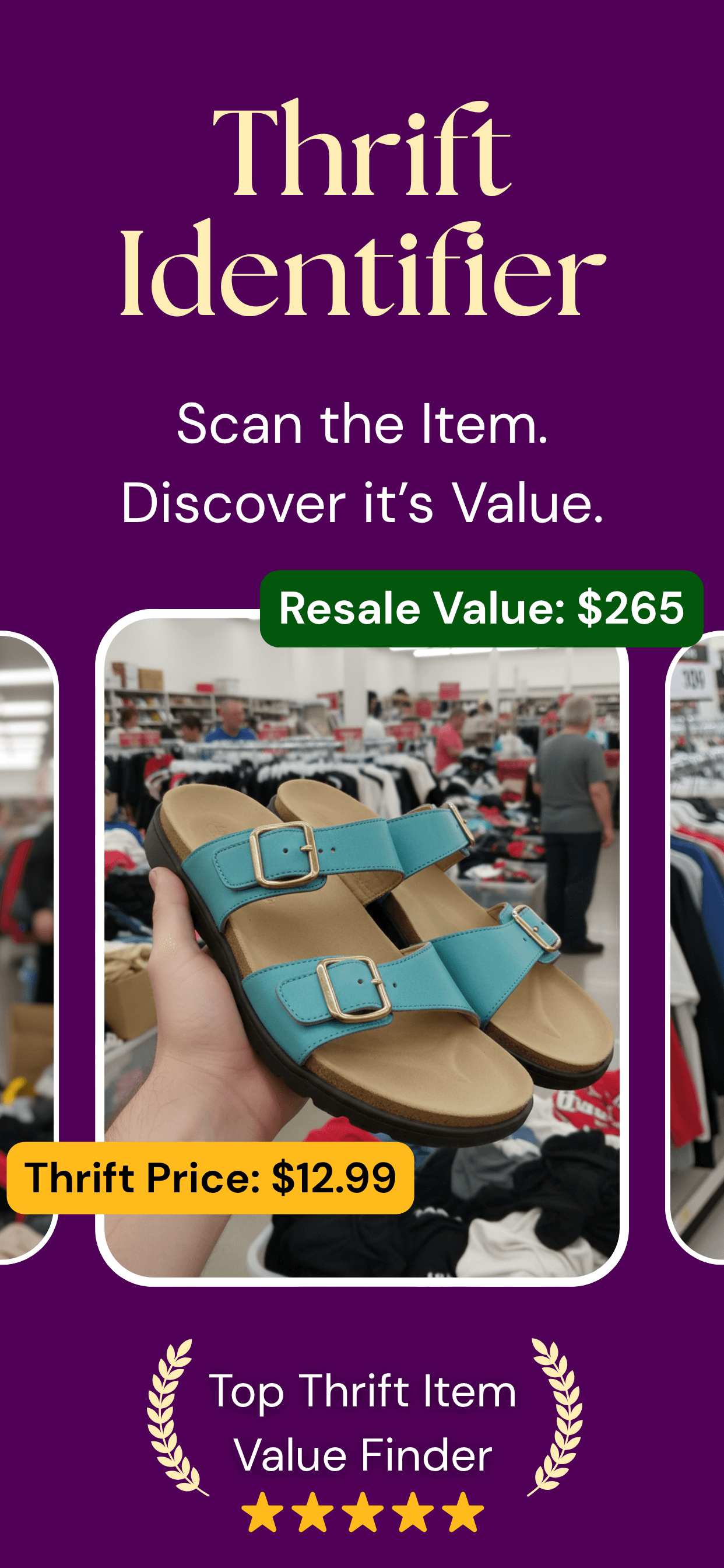 RePick thrift value screenshot